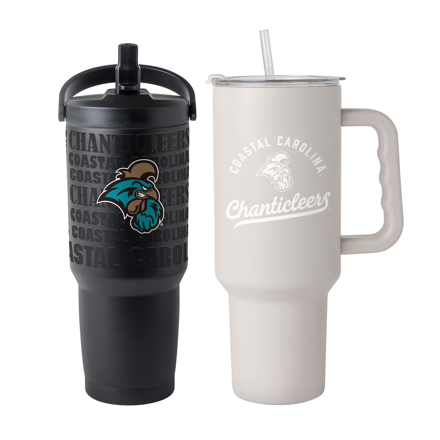 Logo Brands Coastal Carolina Chanticleers Stainless Steel Tumbler Set