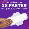 Always Radiant FlexFoam Overnight Pads, Unscented, Size 4, 48 ct.