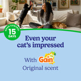 Fresh Step, Odor Shield Clumping Litter with Febreze Freshness, Gain Original Scent, 42 lbs
