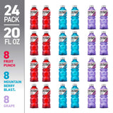 POWERADE ZERO Variety Pack Sports Drink, 20 fl. oz., 24 pk.