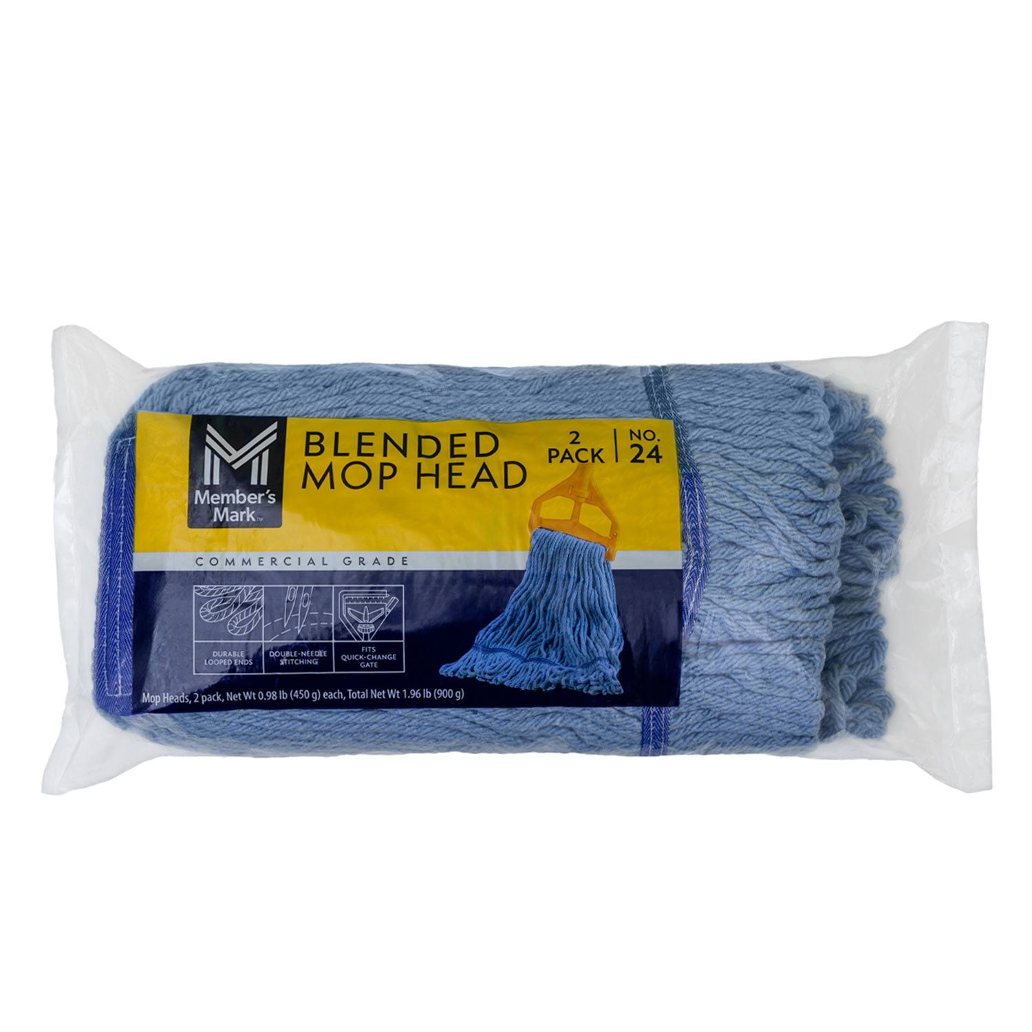 Member's Mark #24 Blended Mop Head – 2 Pack
