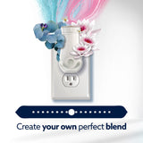 Glade CustomScent PlugIns Scented Oils, Frosted Eucalyptus and Waterlily, 1 Warmer + 5 Refills, Total 3.35 fl. oz./ 99 ml.