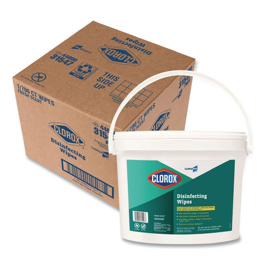 Clorox Bleach-Free Disinfecting Wipes, Fresh Scent 700 Count bucket