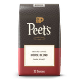 Peet's Coffee Ground Dark Roast, House Blend 32 oz.