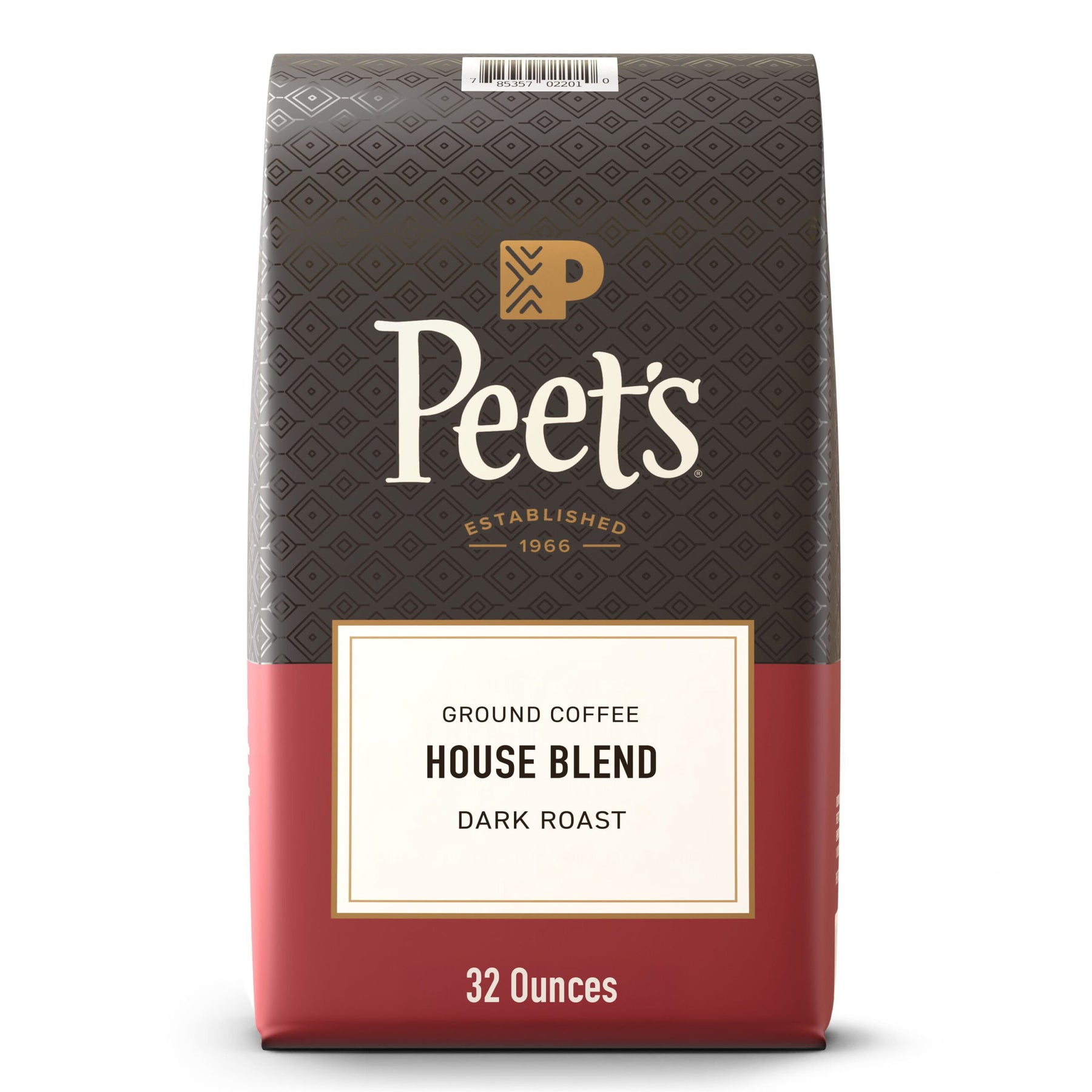 Peet's Coffee Ground Dark Roast, House Blend 32 oz.
