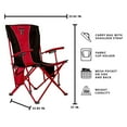 Logo Brands Texas Tech Red Raiders Hard Arm Chair