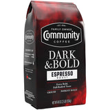 Community Coffee Dark &amp; Bold Espresso Roast Ground Coffee, 40 oz.
