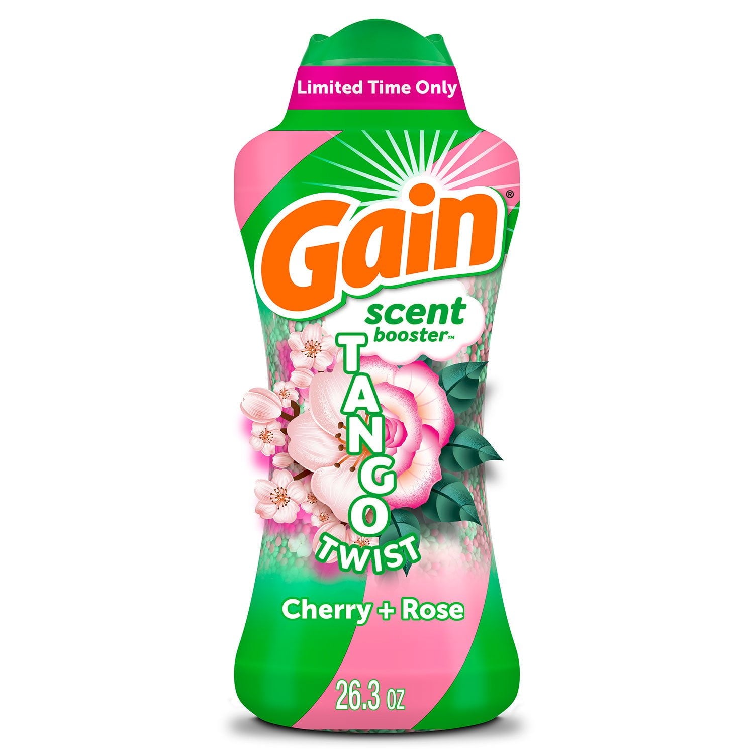 Gain Tango Twist Laundry Scent Booster Beads, Cherry and Rose Scent – 26.3 oz