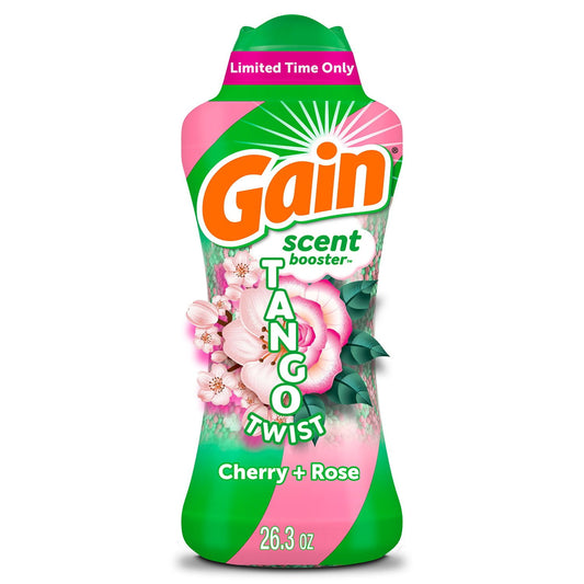 Gain Tango Twist Laundry Scent Booster Beads, Cherry and Rose Scent – 26.3 oz