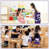 1/18 Pack Chairback Buddy Pocket Organizer for K-2 Classrooms Purple