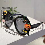 🧡🎃 Pumpkin Halloween Party Sunglasses – Fun Cartoon Festival Rave Shades