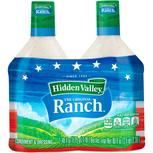Hidden Valley Original Ranch Dressing, 40 oz., 2 pk.