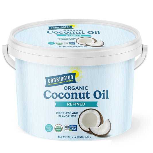 Carrington Farms Refined Coconut Oil, 128 fl. oz.