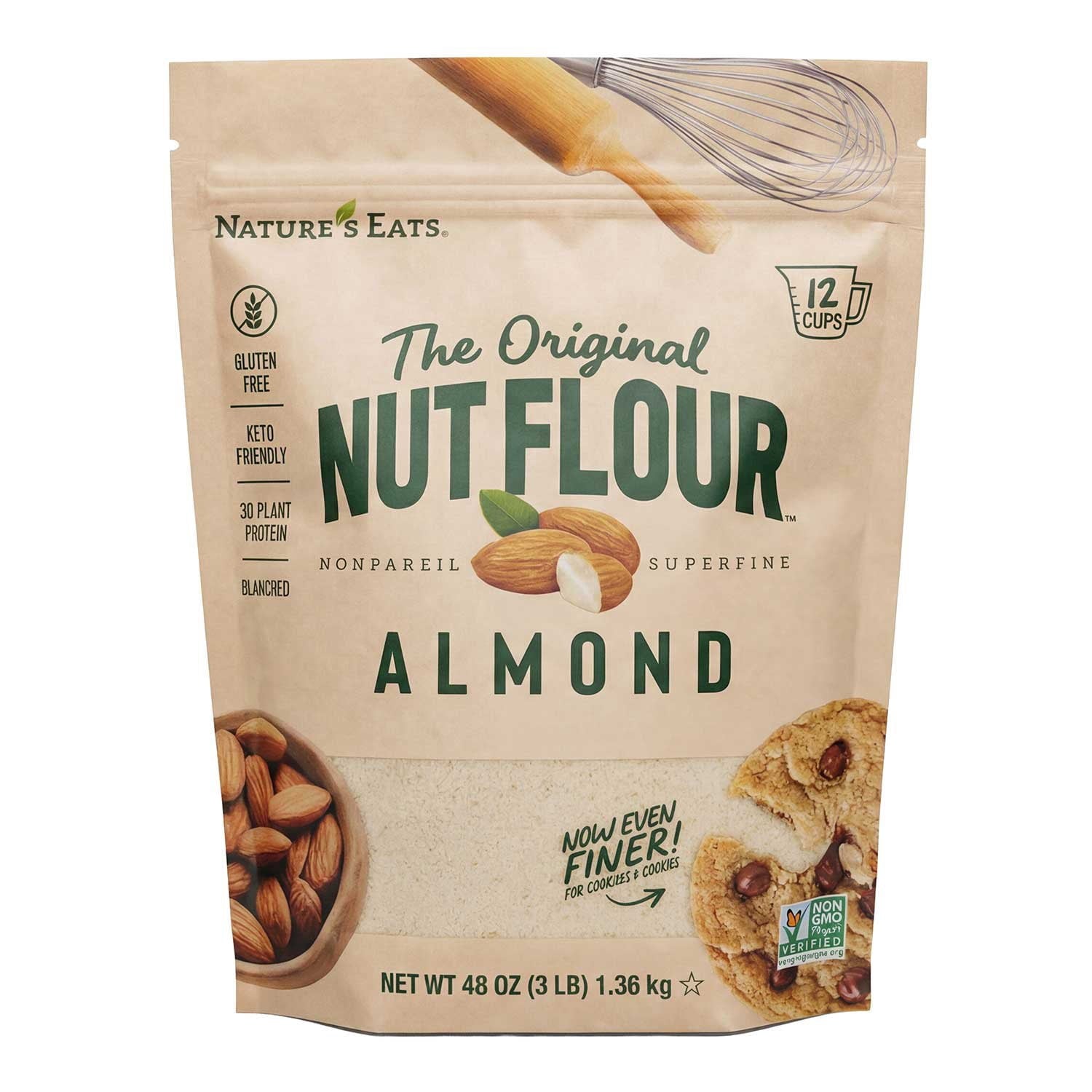 Nature's Eats Blanched Almond Nut Flour - 48 oz