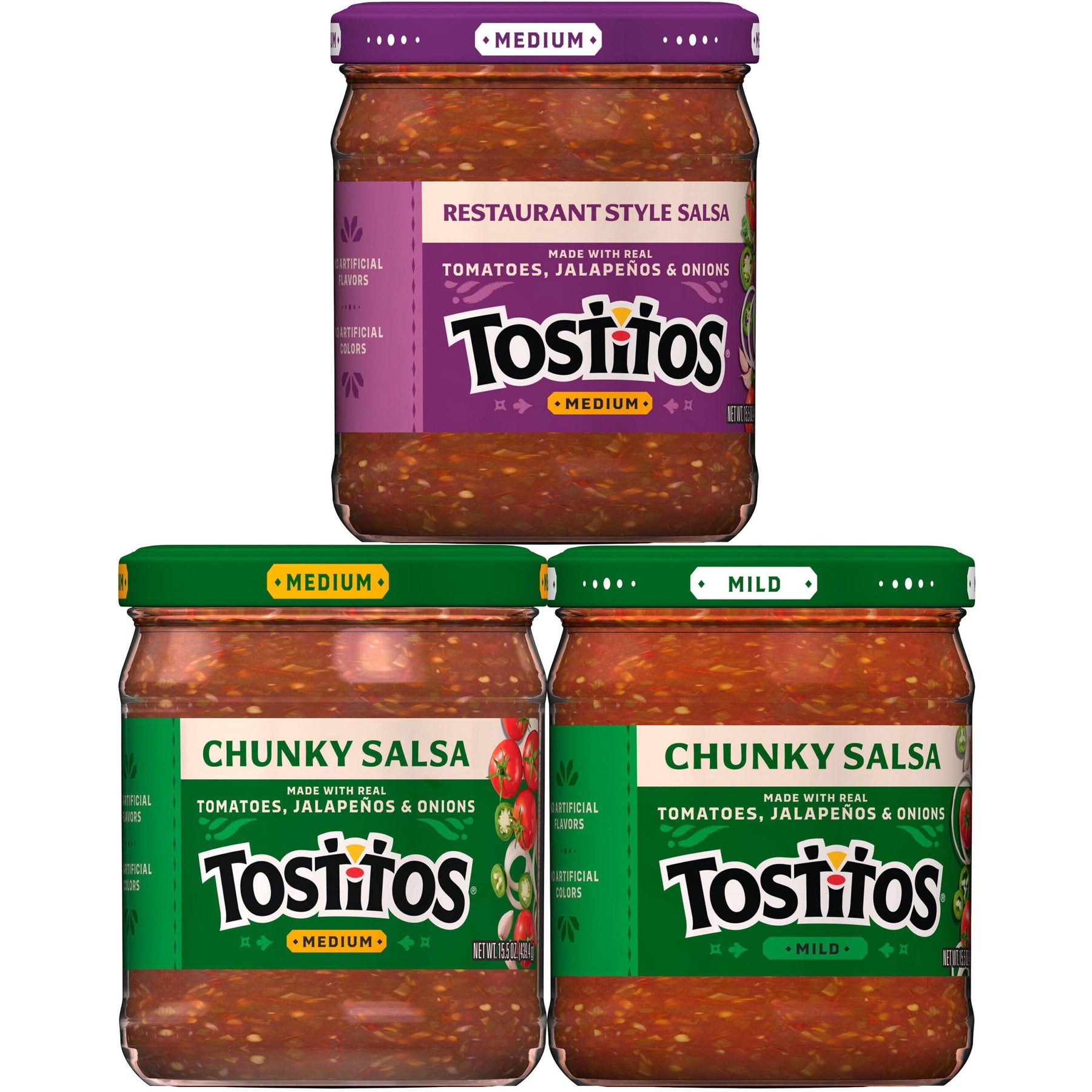 Tostitos Salsa Variety Pack, 15.5 oz., 3 ct.
