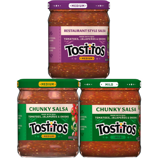 Tostitos Salsa Variety Pack, 15.5 oz., 3 ct.