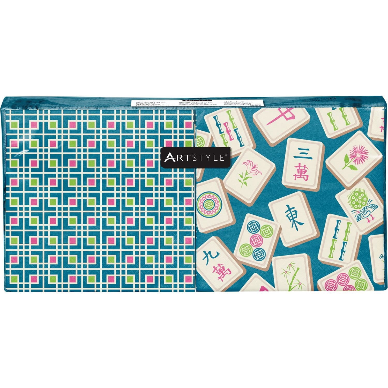 Artstyle Mahjong 3-Ply Paper Napkins, 6.5 in. – 200 Count