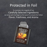 steep by Bigelow Lemon Ginger Herbal Tea 60 ct.