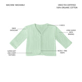 Member's Mark Baby 2-Pack Organic Cotton Cardigan - Blue