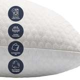 GhostBed 2-Pack Shredded Memory Foam Pillow, Assorted Sizes