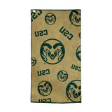 Logo Brands Colorado State Rams 38"x72" Beach Towel