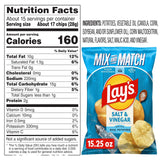 Lay's Salt &amp; Vinegar Flavored Potato Chips, 15.25 oz.