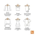 The Slim Kangaroo™ Hanger 40-Pack - Made in Wisconsin, USA with 100% recycled material - The patented design clips in pants, shirts, straps, tanks, jackets and even entire outfits on a single hanger