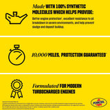Pennzoil Full Synthetic 0W-20 Motor Oil 6 Pack/1 Quart Bottles