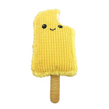 HugFun, Popsicle Plush Dog Toy, Multi-Pack, 4-Piece Set