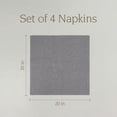 Over&Back Linen Napkins, Set of 4