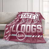 Logo Brands Mississippi State Bulldogs 60"x70" Super Plush Blanket