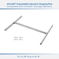 Seville Classics UltraHD Expandable Garment Hanging Rod, Multiple Sizes