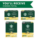 Starbucks Light Roast Vanilla Flavor Coffee K-cup, 64 ct.