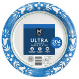 Member's Mark Ultra Dinner Paper Plates, 10", 204 ct.