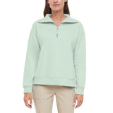 Eddie Bauer Women's Quarter-Zip Pullover - Blue - XXL