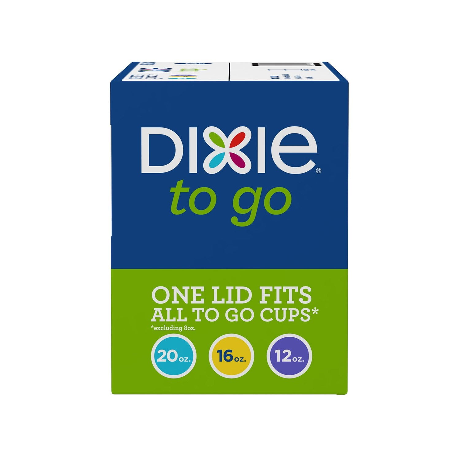 Dixie To Go Black Hot Cup Lids, 12-20 fl oz – 500 Count