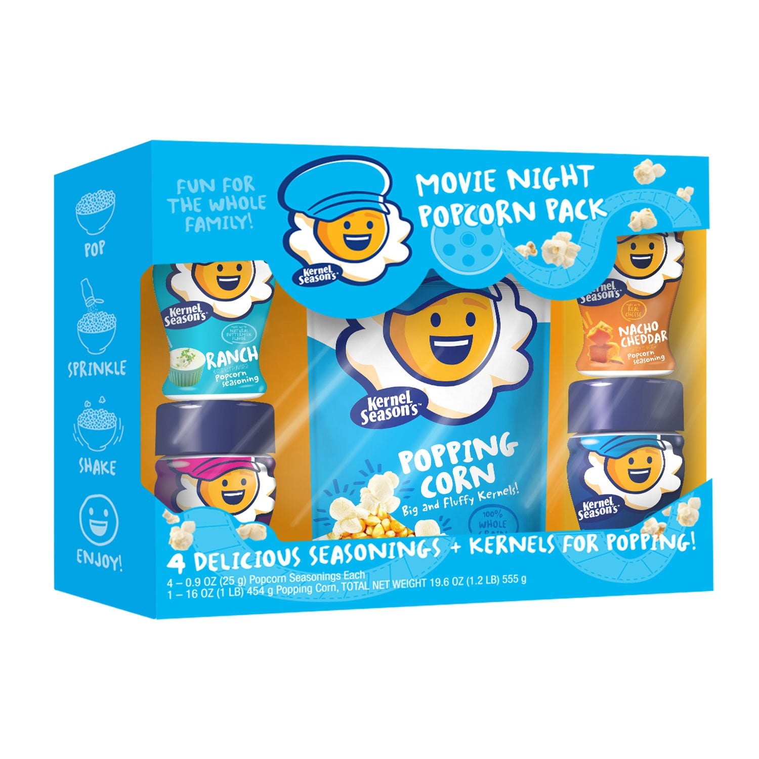 Kernel Season's Movie Night Popcorn Seasoning &amp; Kernels, Variety Pack, 5 pk.