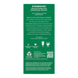 Starbucks by Nespresso Decaf Espresso Coffee Pods, Dark Roast, 60 ct.
