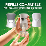 Air Wick Plug In Scented Oil Air Freshener, Lavender & Chamomile, 1 Free Warmer + 9 Refills
