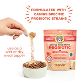 Brutus Bone Broth, Beef Powder Hip & Joint & Pork Probiotic Powder Variety Pack,