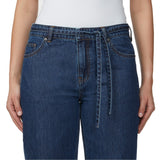 Buffalo Jeans Women's Wide Leg Belted Jean - Medium