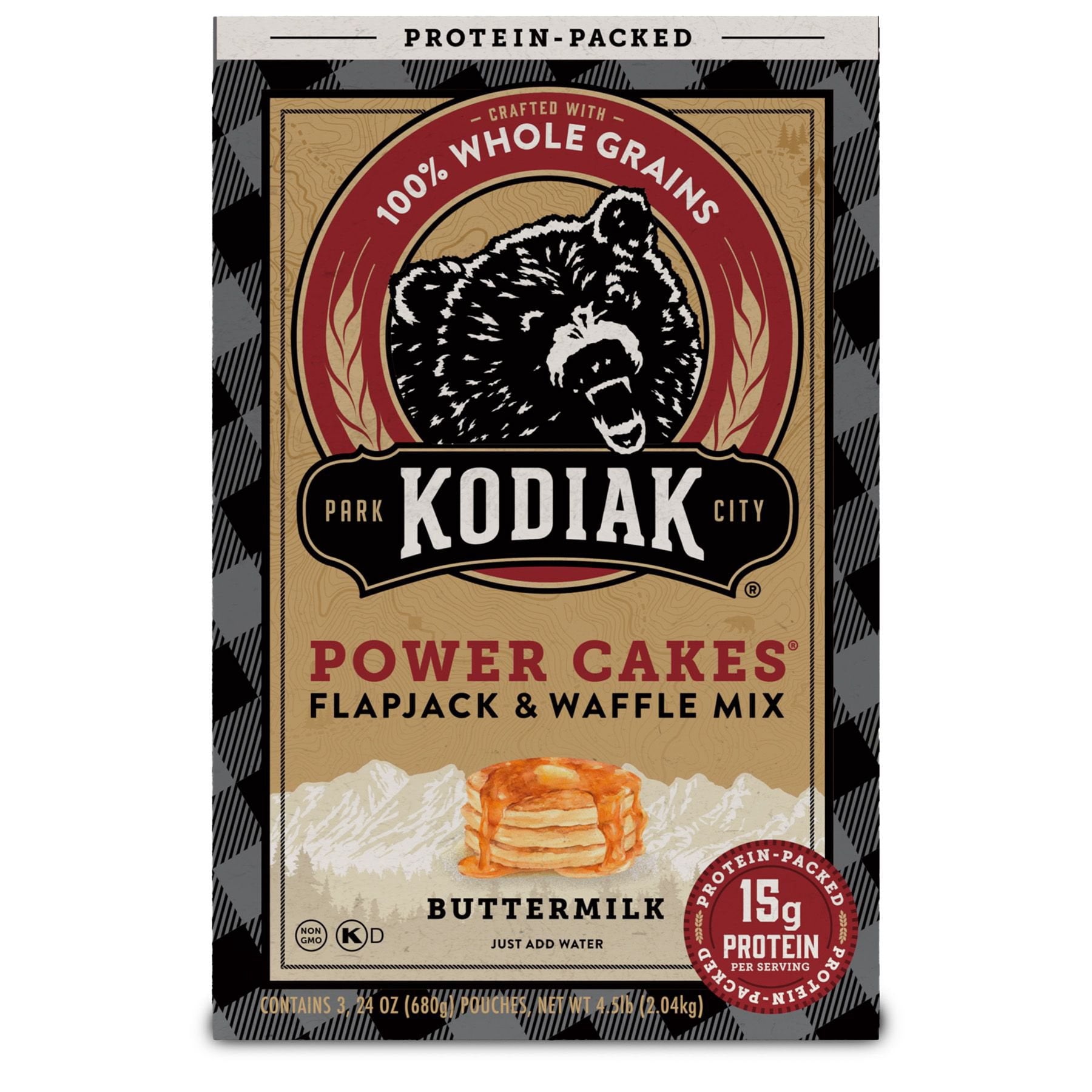 Kodiak Cakes Power Cakes Flapjack and Waffle Mix - 72 oz