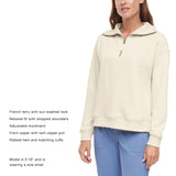 Eddie Bauer Women's Quarter-Zip Pullover - Blue - XXL
