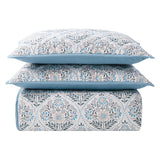 Member's Mark Microfiber Printed Quilt Sets - Blue - KING