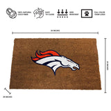 Logo Brands Denver Broncos Doormat