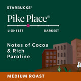 Starbucks Medium Roast Ground Coffee, Pike Place, 32 oz.