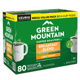 Green Mountain Coffee Roasters Light Roast Coffee Pods, Breakfast Blend, 80 ct.