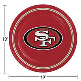 NFL Round Paper Plates, 10", 85 ct., Choose Your Team