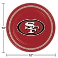 NFL Round Paper Plates, 10", 85 ct., Choose Your Team