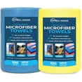 Simpli-Magic Tear Away Microfiber Towel Roll (200 or 1200 Count)